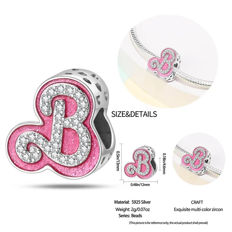 Charm Barbie Letra - palacecharacters