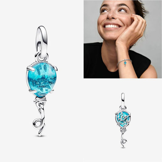 Charm Globo Azul - Palace Jewelry