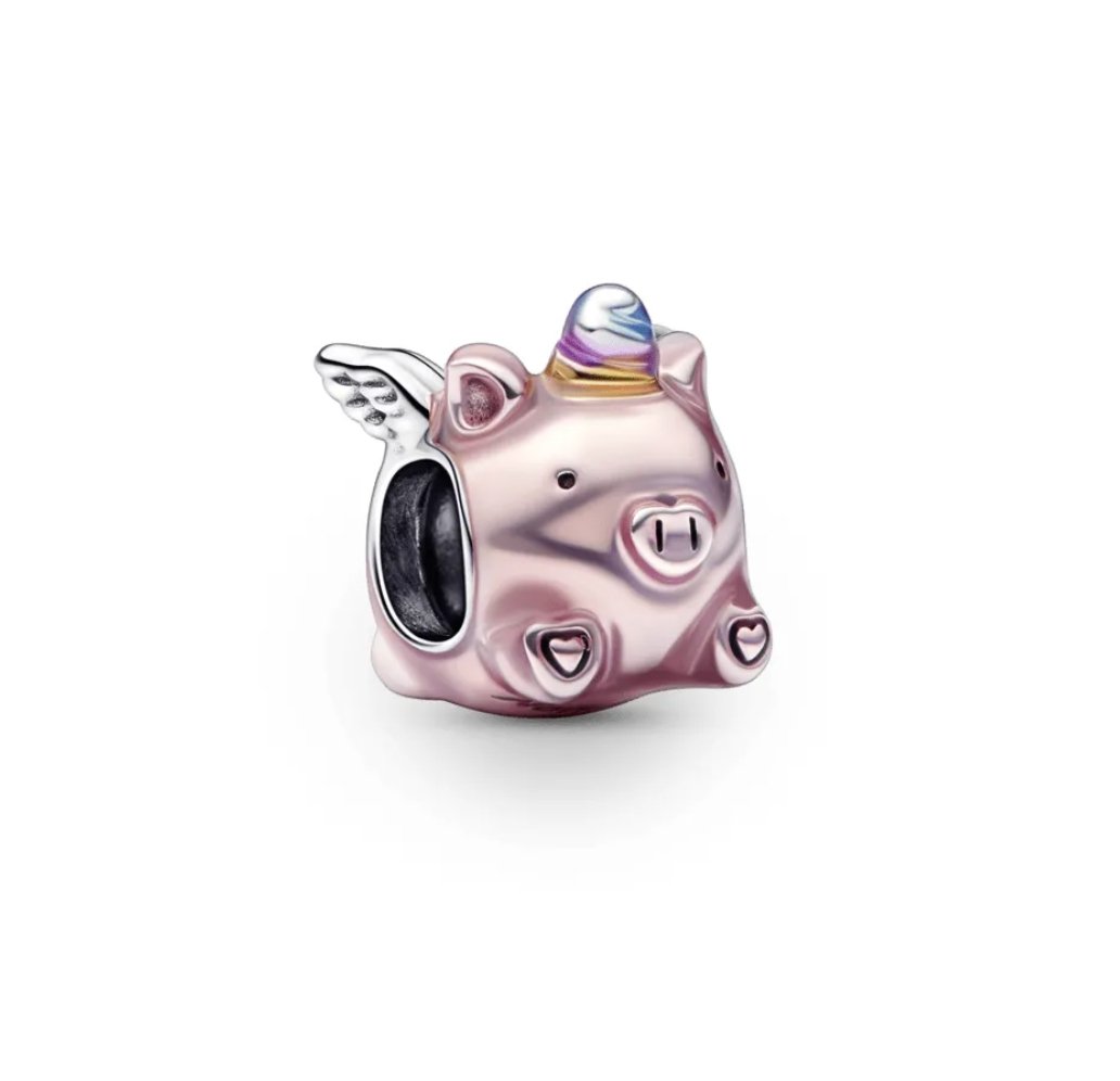 Charm Cerdito con Alas - palacecharacters