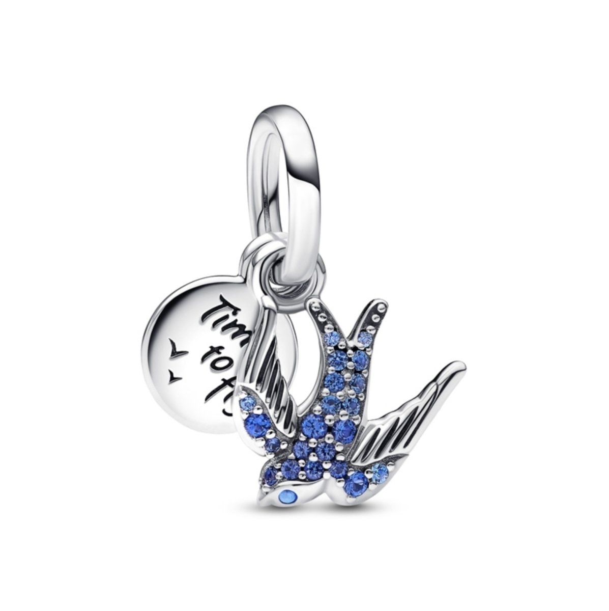 Charm Colgante Golondrina Brillante - palacecharacters