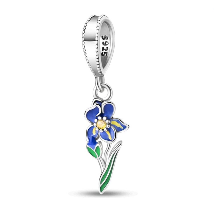 Charm Flor Azul - palacecharacters