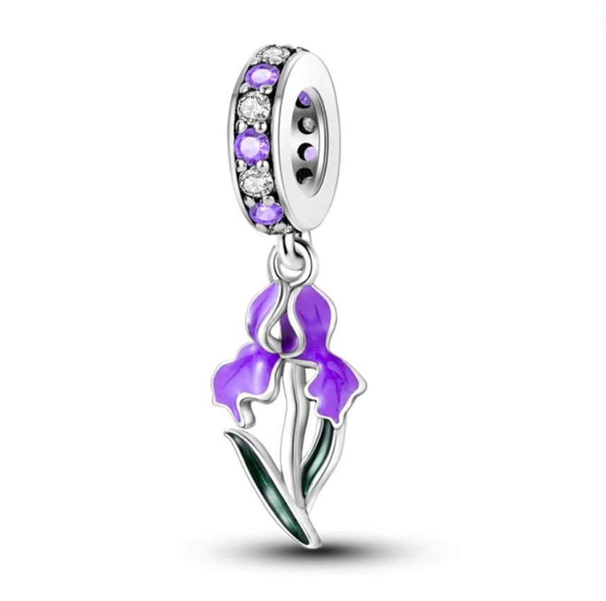 Charm Flor Morada - palacecharacters