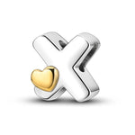 Charm Letras A - Z Corazón - palacecharacters