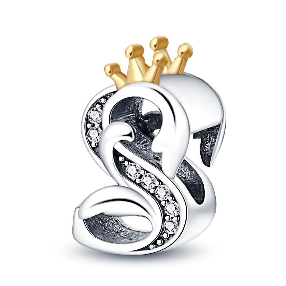 Charm Letras A - Z Corona - palacecharacters