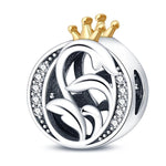 Charm Letras A - Z Corona - palacecharacters
