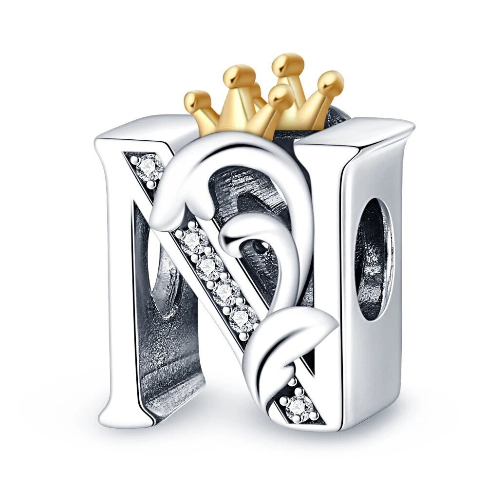 Charm Letras A - Z Corona - palacecharacters