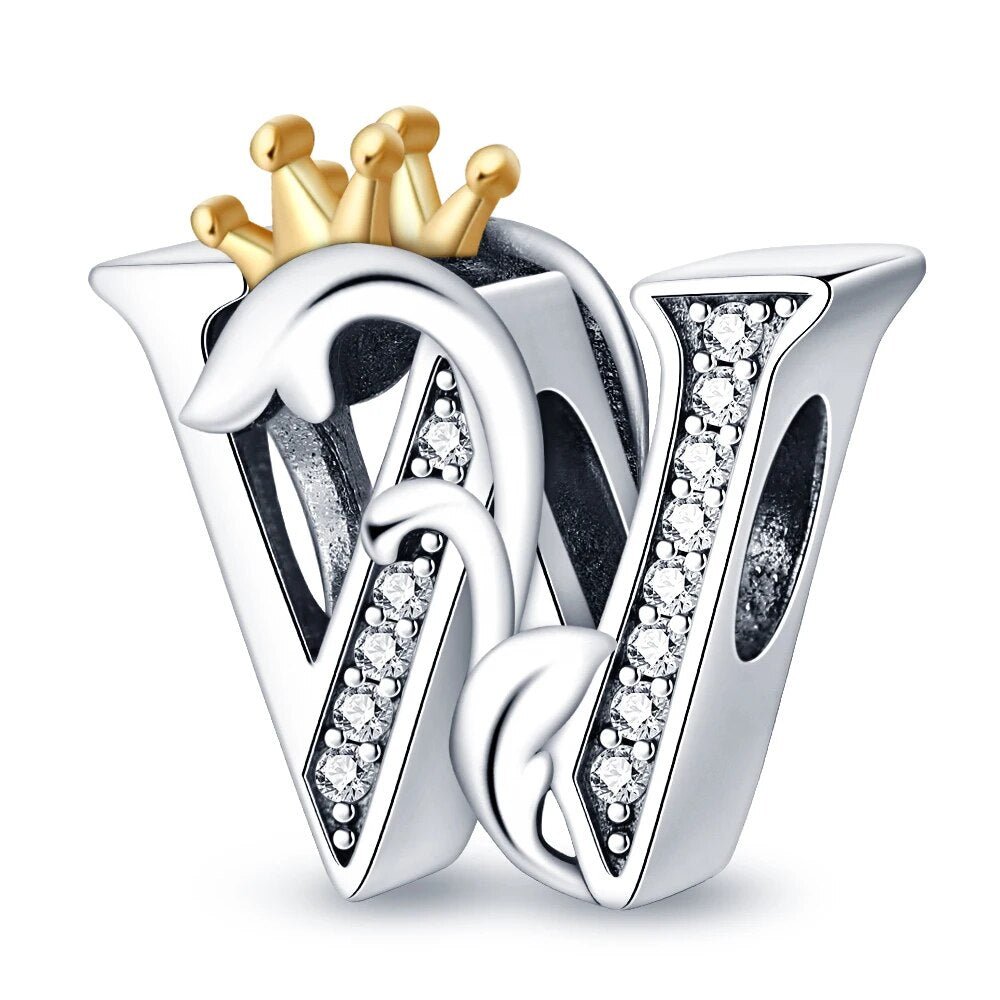 Charm Letras A - Z Corona - palacecharacters