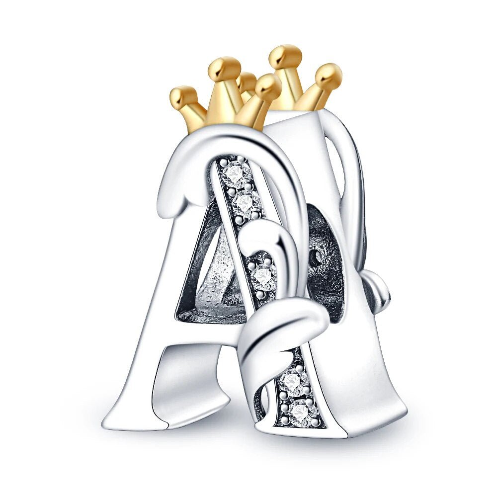 Charm Letras A - Z Corona - palacecharacters