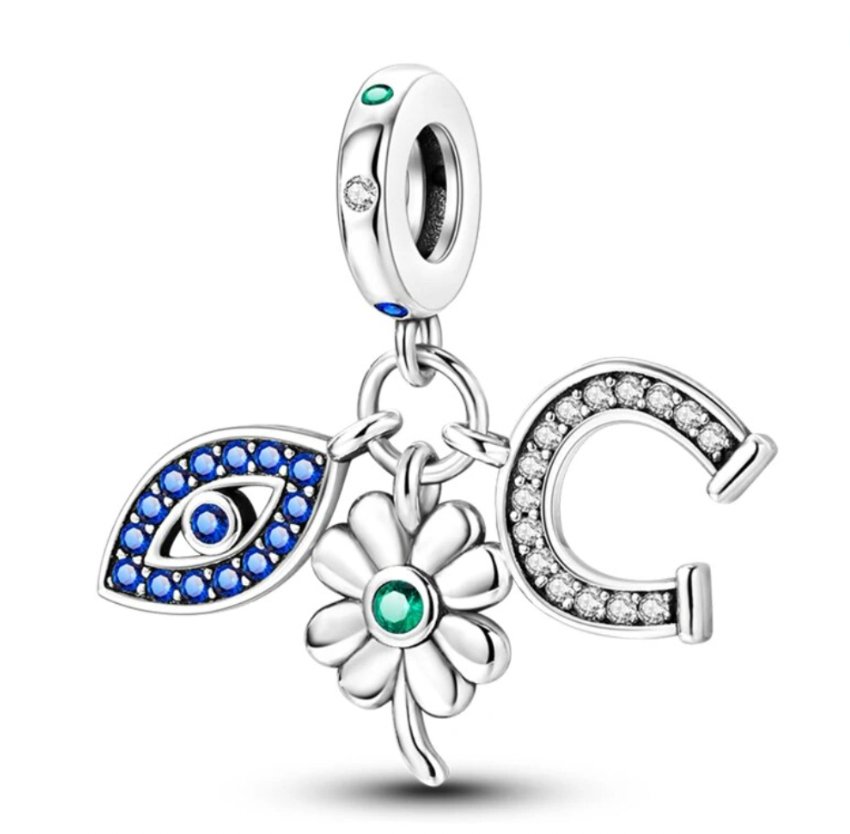 Charm Ojo turco Trebol - palacecharacters