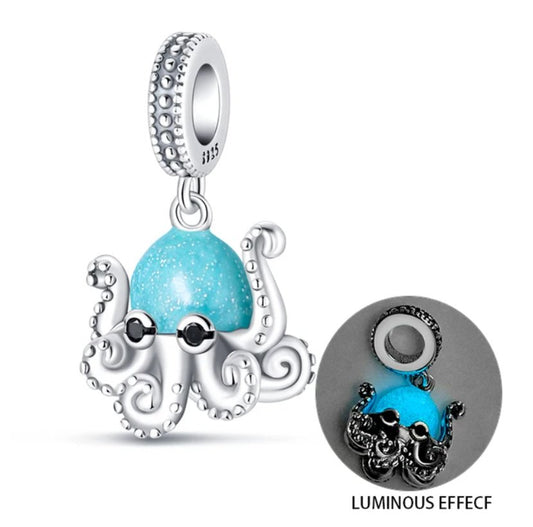 Charm Pulpo Brilla en la Oscuridad - palacecharacters