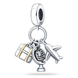 Charm Turismo Maleta Mundo Avión - palacecharacters