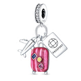 Charm Turismo Maleta Rosa - palacecharacters